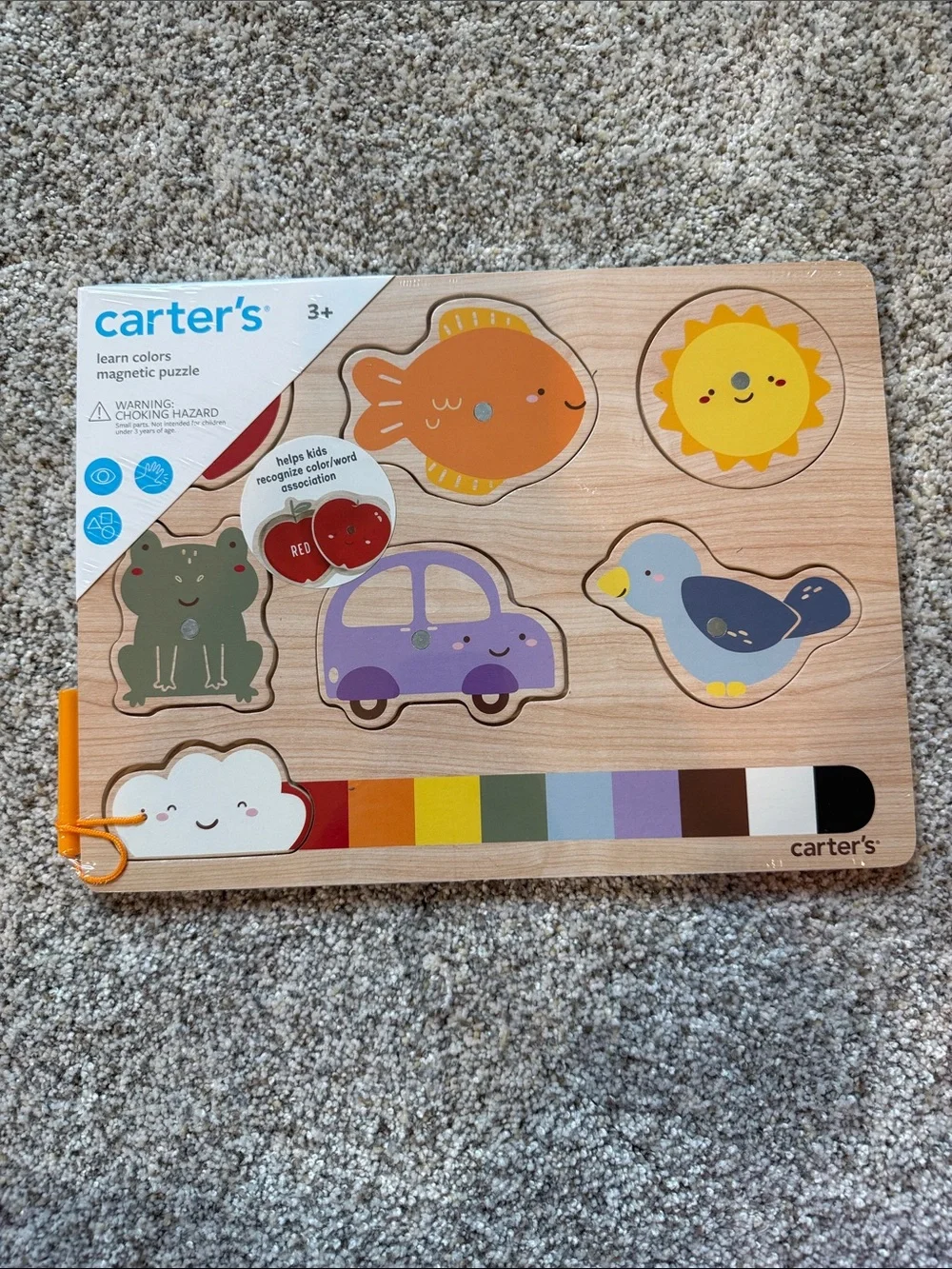 Carter's Color Matching Magnetic Wooden Puzzle